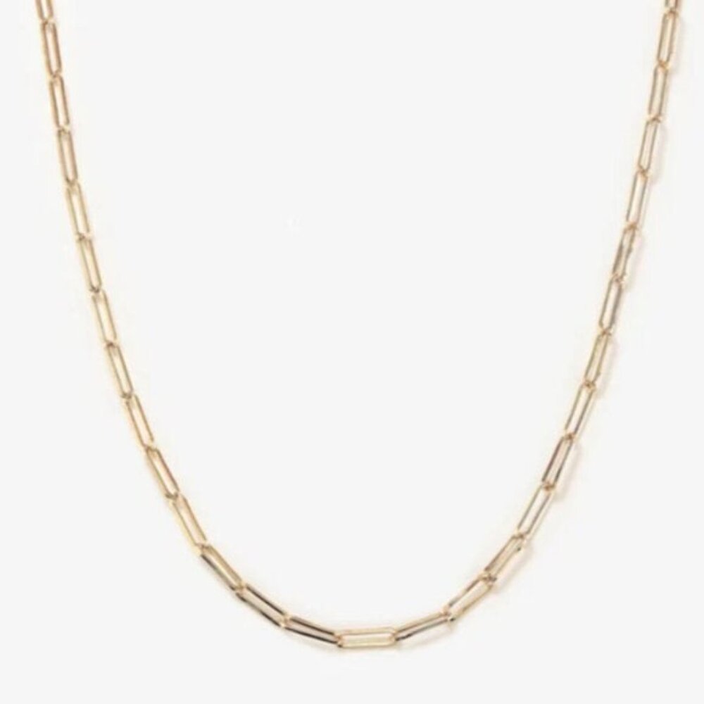 Melinda Maria Gold Paperclip Baby Samantha Chain Necklace
